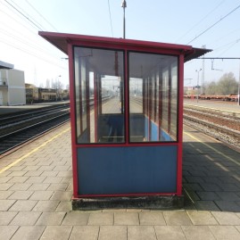 2014-03-12: Wachthokje station Lier